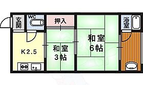 京都府京都市西京区御陵塚ノ越町（賃貸アパート2K・2階・25.92㎡） その2