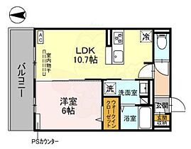 ヴィダ西京極  ｜ 京都府京都市右京区西京極殿田町（賃貸アパート1LDK・3階・40.30㎡） その2