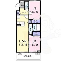 京都府京都市伏見区横大路一本木（賃貸アパート2LDK・2階・61.19㎡） その2