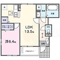 SKY  ｜ 京都府京都市右京区西院日照町（賃貸アパート1LDK・1階・47.41㎡） その2