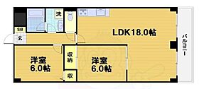 グレイスヴィラ阿部  ｜ 京都府京都市右京区太秦下刑部町（賃貸マンション2LDK・10階・63.18㎡） その2