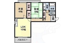 京都府京都市西京区桂河田町（賃貸マンション2LDK・3階・53.46㎡） その2