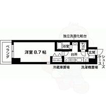 Eau de Vie 烏丸通  ｜ 京都府京都市下京区五条烏丸町（賃貸マンション1K・4階・27.00㎡） その2