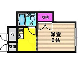 京都府京都市西京区上桂森下町（賃貸マンション1K・3階・16.50㎡） その2