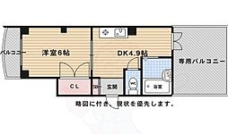 間取図画像 1DK
