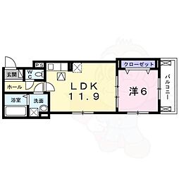 間取図画像 1LDK