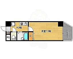 ソレーユコニシ 1Kの間取図画像