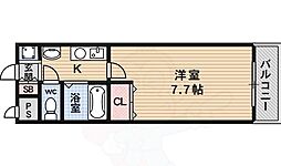 桂川ショウエイマンション 1Kの間取図画像