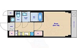 ソルテラス京都東寺HOMARE 1Kの間取図画像
