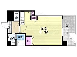 ビレイユ真英deux 1Kの間取図画像
