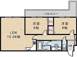 i.House01 2LDKの間取図画像