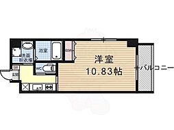 カーサショウエイ 1Kの間取図画像