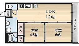 メゾン・オーシャン 1SLDKの間取図画像