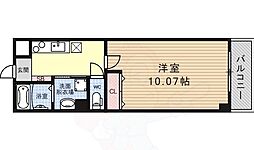 メディナ烏丸御池 1Kの間取図画像