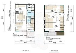 御前貸家 3LDKの間取図画像