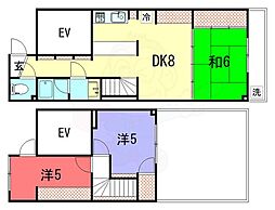サンアートビル 3DKの間取図画像