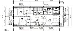長岡京市神足3丁目アパート 2LDKの間取図画像