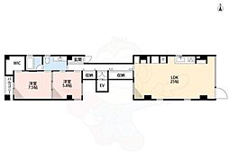 DODOハウス 2LDKの間取図画像