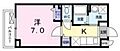 パレス龍大2階6.3万円