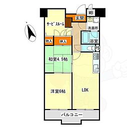 サン・レスポアール 3LDKの間取図画像