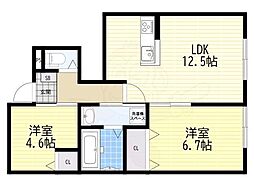 CARPE DIEM(カルペ ディエム) 2LDKの間取図画像