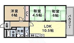 第1ファラオ 3LDKの間取図画像
