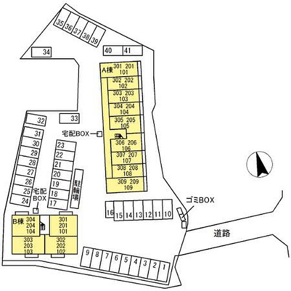 メゾングランレーヴＡ棟 A202｜広島県東広島市西条町寺家(賃貸アパート1R・2階・29.96㎡)の写真 その3