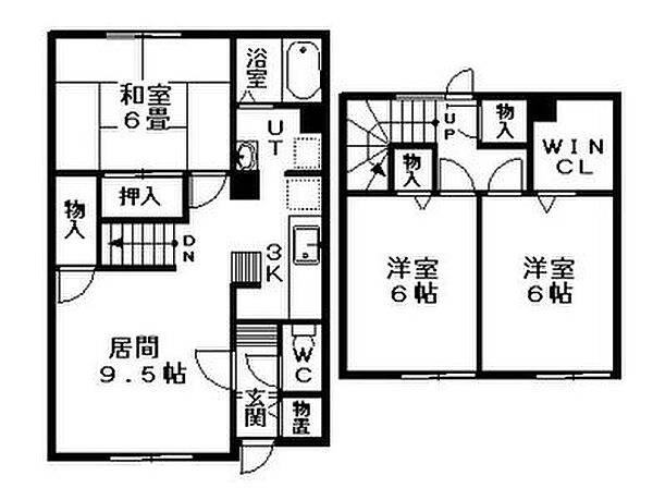 メゾン・ドゥ・リラ 00102｜北海道札幌市東区北四十五条東10丁目(賃貸テラスハウス3LDK・1階・74.30㎡)の写真 その2