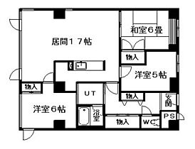 サンシティ札幌 00207 ｜ 北海道札幌市東区北七条東3丁目28-41（賃貸マンション3LDK・2階・88.08㎡） その2