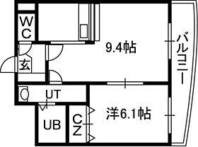 ＨＹＤＥ　ＰＡＲＫ 00703 ｜ 北海道札幌市中央区南六条西9丁目1024-46（賃貸マンション1LDK・7階・36.23㎡） その2