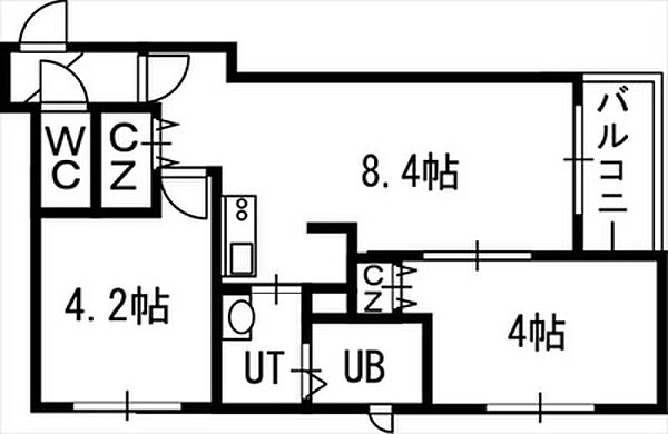 クラッセ知事公館前 01101｜北海道札幌市中央区北二条西13丁目(賃貸マンション2LDK・11階・36.25㎡)の写真 その2