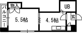 札幌ＪＯＷ2ビル 00506 ｜ 北海道札幌市中央区南一条西14丁目1-221（賃貸マンション1DK・5階・22.10㎡） その2