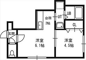 Ｗｉｓｔｅｒｉａ－Ｓ 00505 ｜ 北海道札幌市白石区菊水三条1丁目4-19（賃貸マンション1LDK・5階・28.39㎡） その2