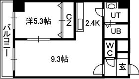 エステラ南3条館Ａ 00502 ｜ 北海道札幌市中央区南三条西7丁目6-1（賃貸マンション1LDK・5階・36.98㎡） その2