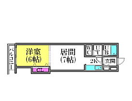 ル・クラシック13Ｂ 00402 ｜ 北海道札幌市豊平区美園一条3丁目4番12号（賃貸マンション1DK・4階・31.37㎡） その2