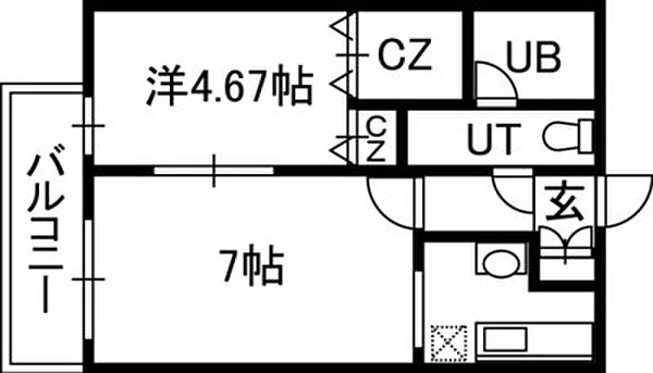 ＭＯＤＵＬＯＲ南円山 00103｜北海道札幌市中央区南五条西18丁目(賃貸マンション1LDK・1階・31.20㎡)の写真 その2