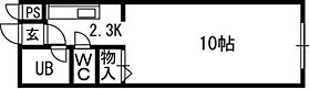 ドミニオン山の手 00107 ｜ 北海道札幌市西区山の手三条1丁目4-26（賃貸マンション1K・1階・25.62㎡） その2