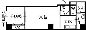 エステラ南3条館Ｂ 00401 ｜ 北海道札幌市中央区南三条西7丁目6-3（賃貸マンション1LDK・4階・36.53㎡） その2