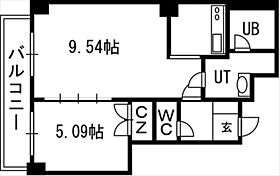 ローザス23 00502 ｜ 北海道札幌市北区北二十三条西8丁目1番30号（賃貸マンション1LDK・5階・36.46㎡） その2