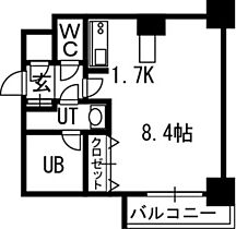 クレジデンス札幌・南4条 00707 ｜ 北海道札幌市中央区南四条東2丁目18-1（賃貸マンション1K・7階・26.52㎡） その2