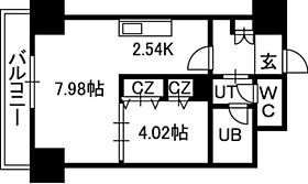 ＰＲＩＭＥ　ＵＲＢＡＮ宮の沢 00103 ｜ 北海道札幌市西区発寒六条9丁目10-20（賃貸マンション1LDK・1階・34.87㎡） その2