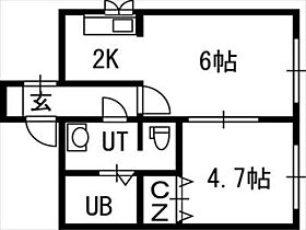 コアパレット 00102 ｜ 北海道札幌市北区麻生町1丁目2番41号（賃貸マンション1DK・1階・26.72㎡） その2