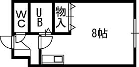 バウハウス 00201 ｜ 北海道札幌市豊平区平岸三条4丁目7番31号（賃貸マンション1R・2階・25.50㎡） その2