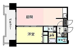 グランカーサ南9条 1LDKの間取図画像