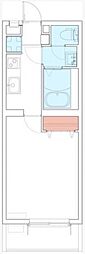 リブリ・鶴見市場 1Kの間取図画像