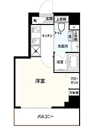 ベルシード横濱白楽 1Kの間取図画像