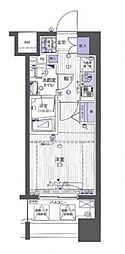 ザ・ヴァレッシア蒲田シティ 1Kの間取図画像