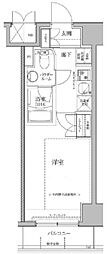 パティーナ川崎南DUO 1Kの間取図画像