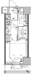CREVISTA品川西大井2 1Kの間取図画像
