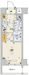 スカイコート品川パークサイド2 1Kの間取図画像